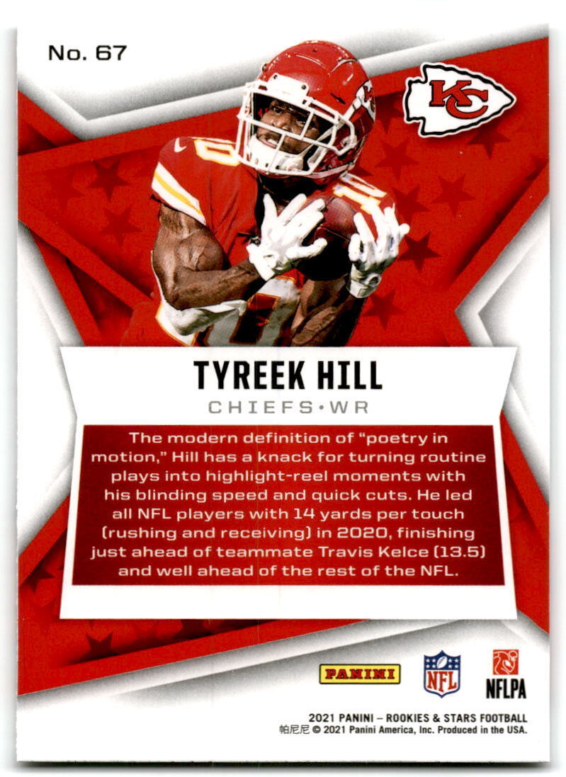 2021 Panini Rookies & Stars #67 Tyreek Hill NM