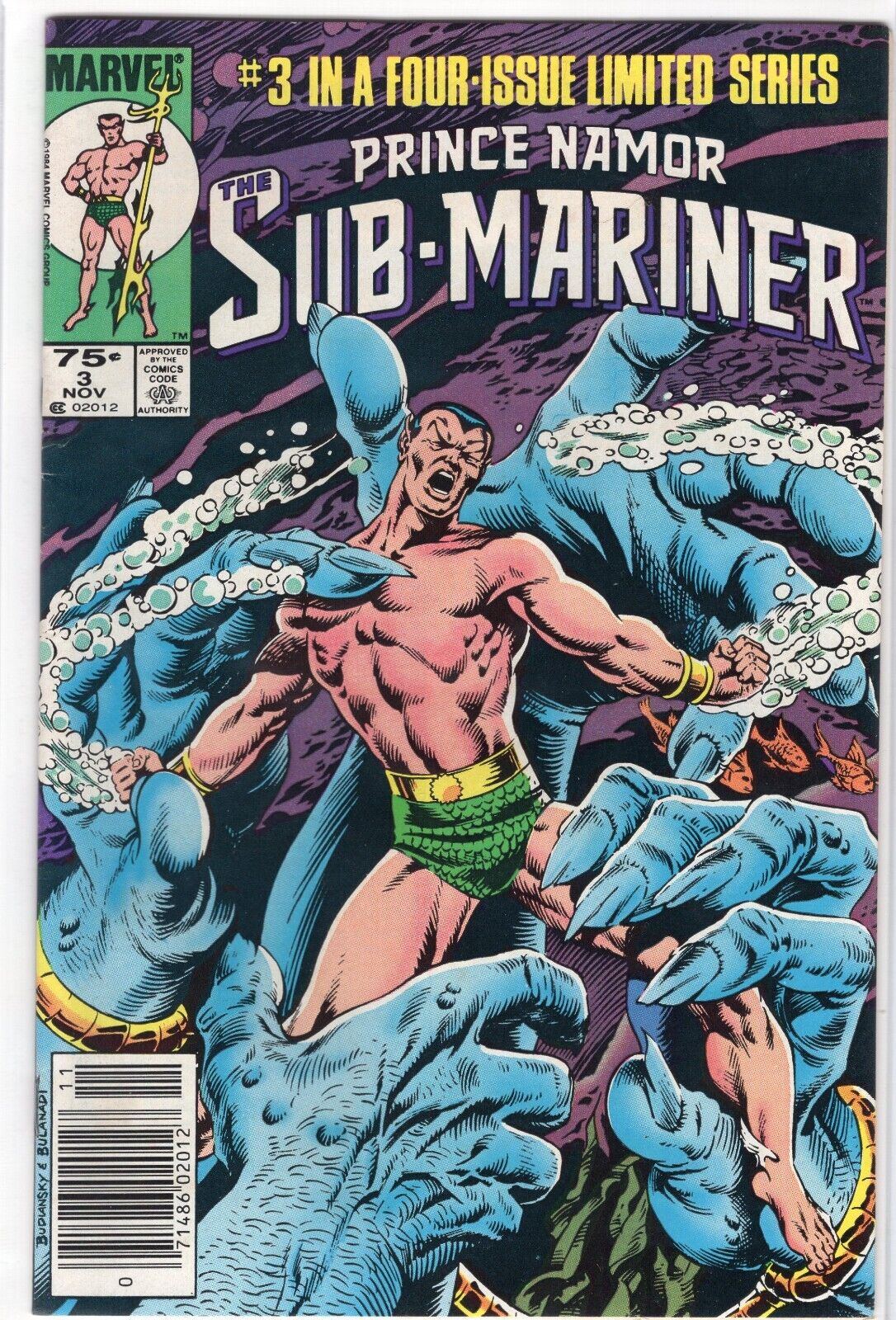 Prince Namor The Sub Mariner #3 - One In A Four-Issue Limited Series - Comic