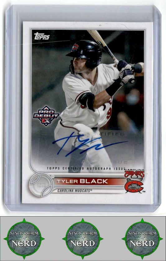 2022 Topps Pro Debut #PD-180 Tyler Black Autographs