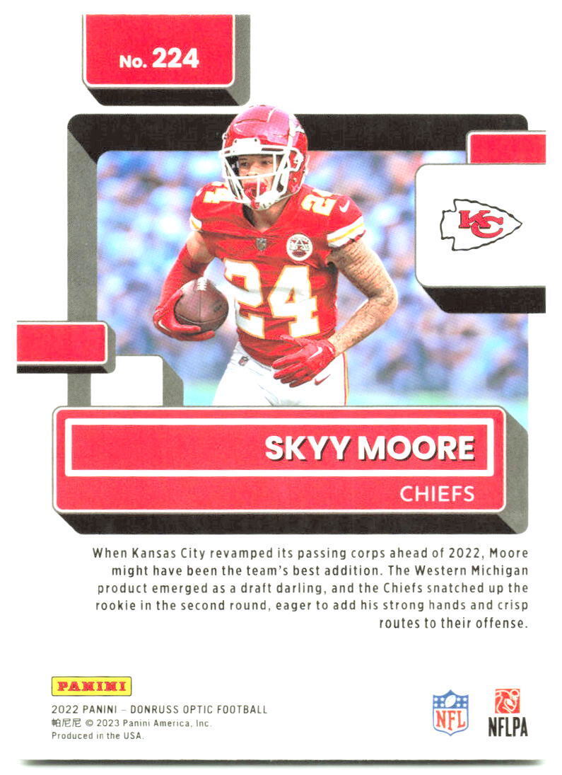 2022 Donruss Optic #224 Skyy Moore NM