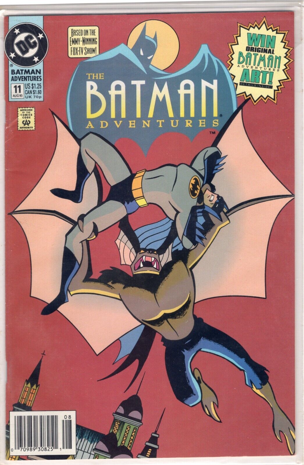 DC Comics, THE BATMAN ADVENTURES #11 AUG 1993  collectible comic book