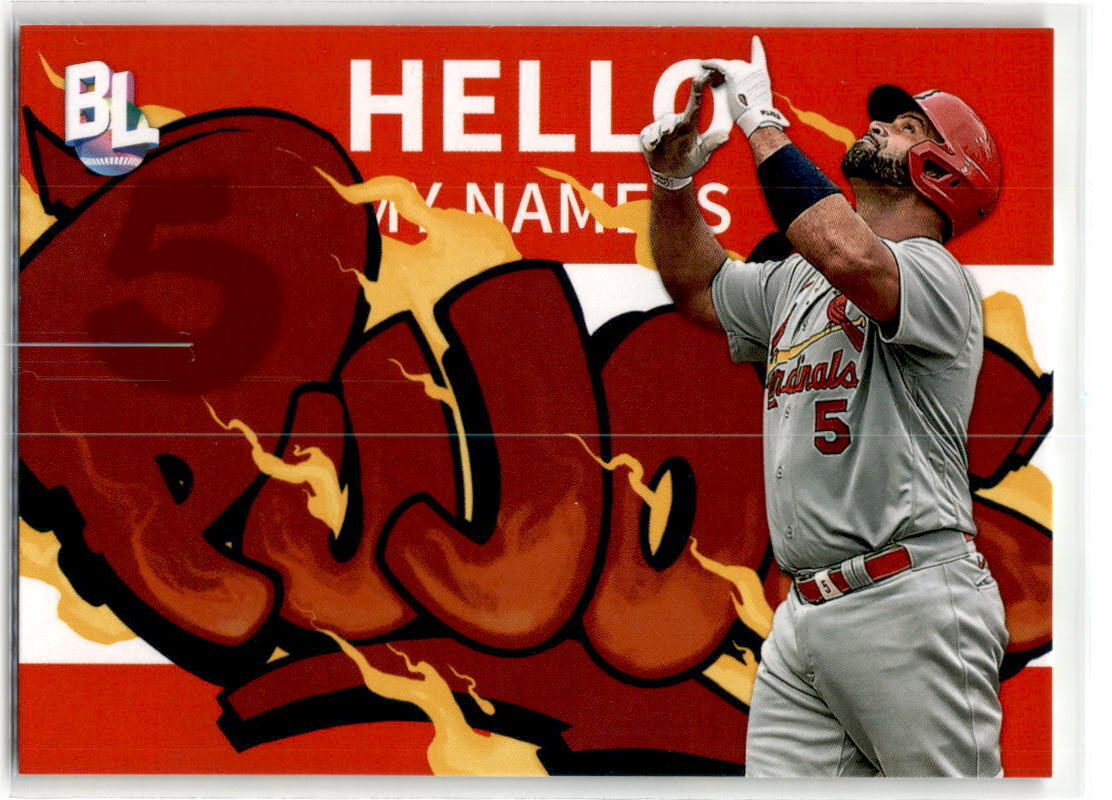 2023 Topps Big League #RC-6 Albert Pujols Roll Call Wildstyle Edition NM