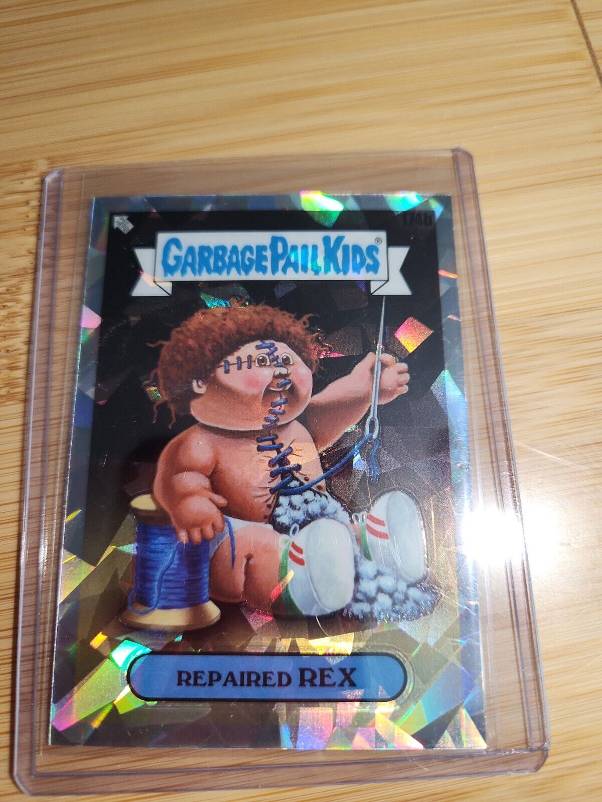 2022 Topps Chrome Garbage Pail Kids Repaired Rex Atomic Refractor