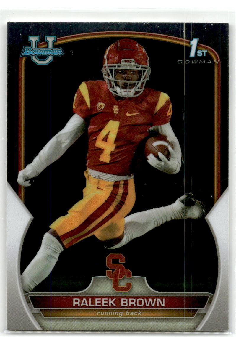 2022 Bowman Chrome University #83 Raleek Brown NM