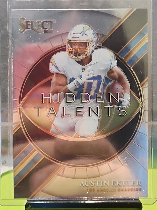 2021 Panini Select Austin Ekeler HIDDEN TALENTS Insert HT-4 Los Angeles Chargers